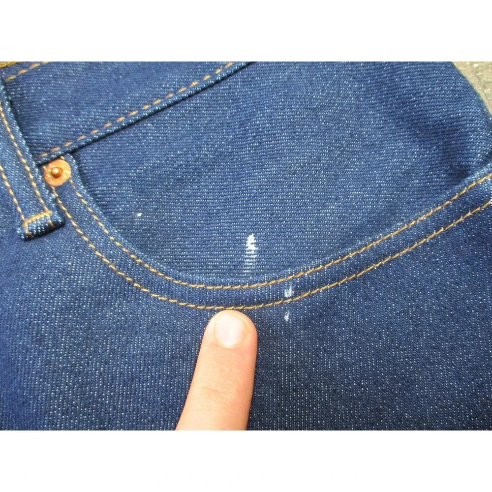 Levis 517 Jeans Mens 32x36 Fits 34x30 Blue Bootcut Classic Dark Wash Denim